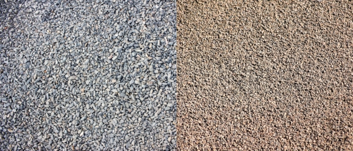 Comparison between gravel and chip seal surfaces.